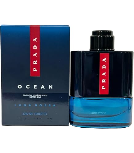 Amazon.com : Prada Men's Luna Rossa Ocean Eau de Parfum EDP, Mini